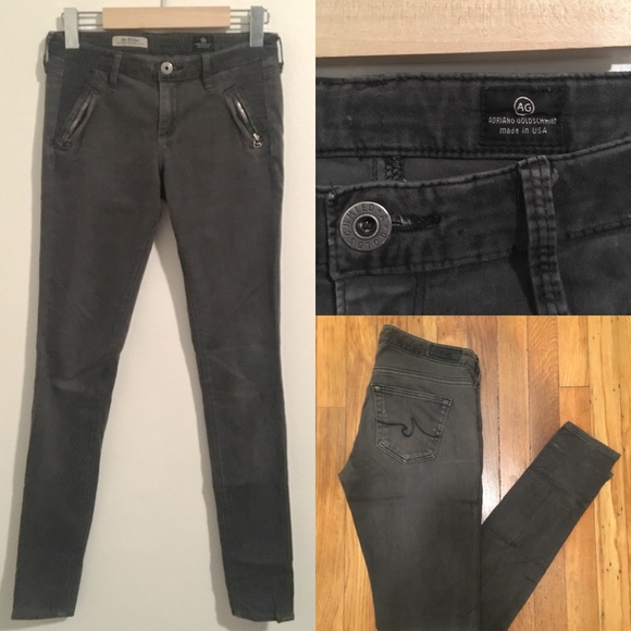 Ag Adriano Goldschmied Pants - AG ZIP POCKET EXTREME SKINNY jean Sz 25R